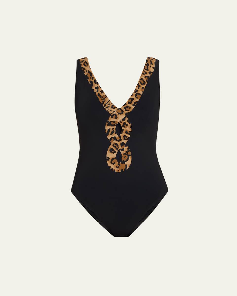 Izzy V-Neck One-Piece Swimsuit